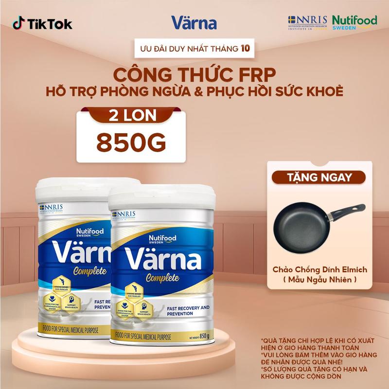 [Live] Combo 2 lon Sữa Bột Varna Complete lon 850g - Hỗ Trợ Phục Hồi Sức Khoẻ