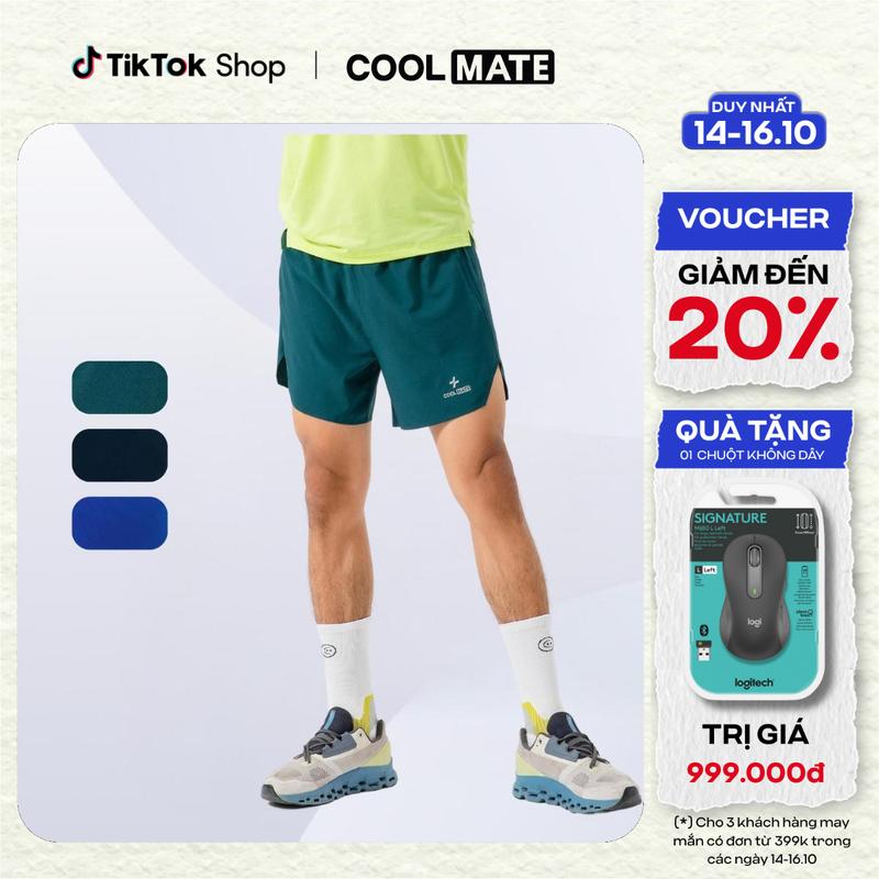[Outlet Không đổi trả] Quần shorts nam chạy bộ CoolFast 5 inch - Coolmate