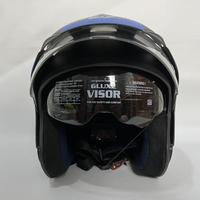 Gambar Helm JP7 Moto GP (Biru) Hitam Doff Double Visor Dua Kaca Helem SNI Helmet Dewasa Motorcycle - JP7 GP Biru Doff dari CRX Helmet Kota Administrasi Jakarta Utara 5 Tokopedia