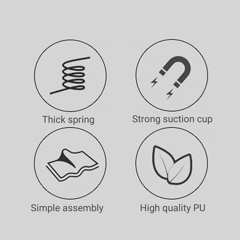 Product Introduction of JUSAI, 1 set Table Boxing Speed Ball Suction Cup Boxing Reaction Ball Children's Decompression Tool Office Desktop Punching Ball 6