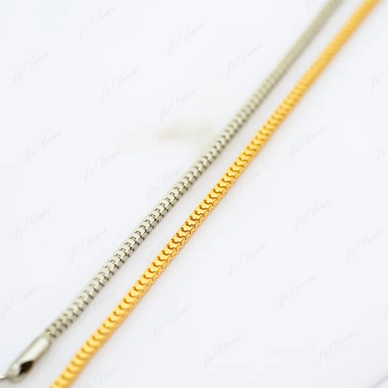 [ Beli 2 Produk Apapun Gratis 1 ] La Vienne - Veena - Gelang Rantai Tangan Titanium Wanita - Perhiasan Titanium Wanita Korean Style Anti Karat Aesthetic - Perhiasan Elegan Cantik Mewah Simple 2