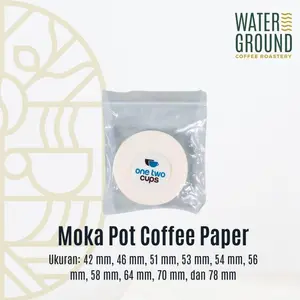 100PCS Round Paper Filter Wooden Pulp - Moka Pot Aeropress Portafilter
