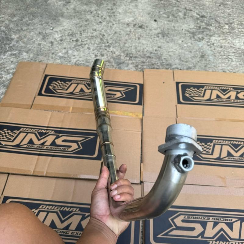 Leher knalpot satria fu injeksi inlet 50 mm lubang sensor 0