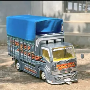 PROMO TERBARU MINIATUR TRUK OLENG KAYU ASLI MAINAN ANAK MAINAN KEKINIAN FULL VARIASI LAMPU LED OLENG DAN BONUS TERPAL Hadiah