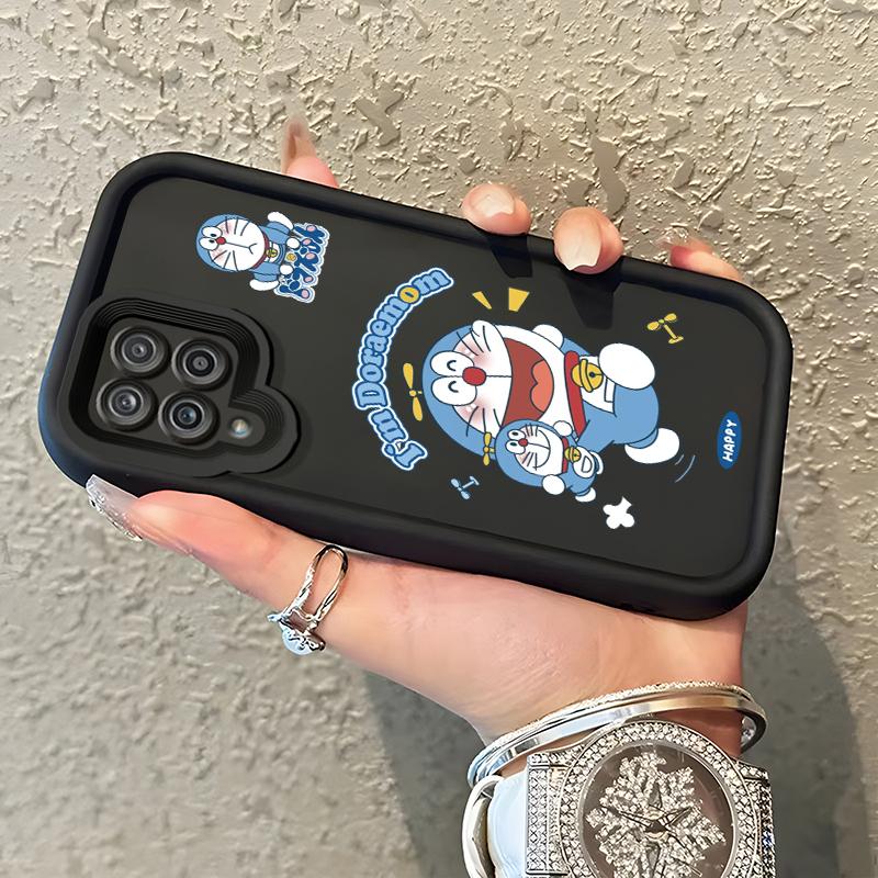  Ốp Lưng Áp dụng cho Samsung Galaxy A12 4G A12 5G M12 F12 A22 M22 M32 Ốp trường hợp Mẫu hoạt hình mèo Chống ngã Silicone mềm trường hợp Tính cách trường hợp Ốp 