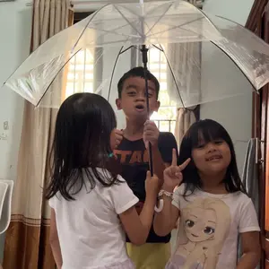 Payung Transparan Bening umbrella transparant Korea Japan Best Quality