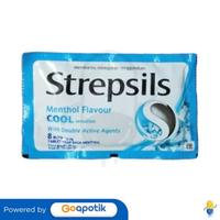 Gambar STREPSILS MENTHOL FLAVOUR COOL SENSATION SACHET 6 BUTIR dari Apotik Holong by GoApotik Kota Administrasi Jakarta Barat 2 Tokopedia