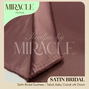 Kain SATIN BRIDAL DUCHESS / DUTHCES SATEN / DUTCHESS SATEEN / DUCHES PREMIUM