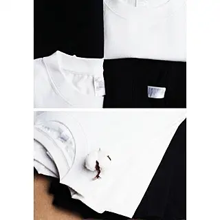 T-Shirt Wanita Model Terbaru Korean Style dengan Lengan Pendek COD Mickey Casual Aesthetic Soft Mini Baju Atasan Motif Hitam Kaos Simple Basic Tee Top Vintage Putih Polos 7