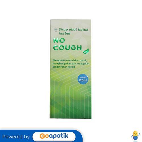 Gambar NO COUGH ISI 120 ML BOTOL dari Apotek Vita Farma Balikpapan by GoApotik Kota Balikpapan Tokopedia