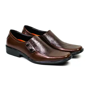 Sepatu Pantofel Pria Kulit Asli Stylish Formal Kode Working BQ-04 // Size 39 s.d 43 // Sepatu Kantor