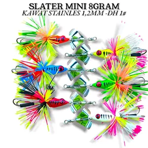 SELATER MINI LURE FISHING BERAT 8GRM UMPAN KESTING COCOK BUAT KOCOLON GABUS