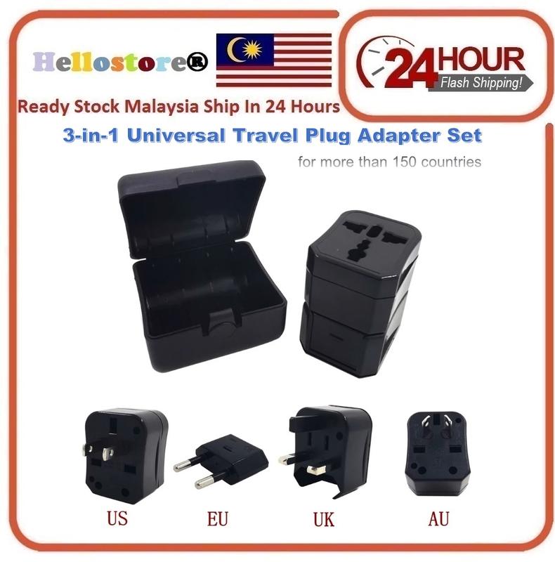 3in1 Portable Universal Travel World 150 Country Plug AC Adapter ...