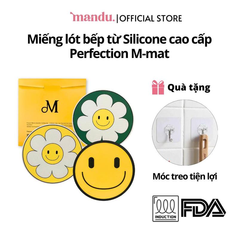CHÍNH HÃNG Miếng lót bếp từ Perfection M-Mat – Silicone FDA chịu nhiệt chống xước bảo vệ bếp New arrivals