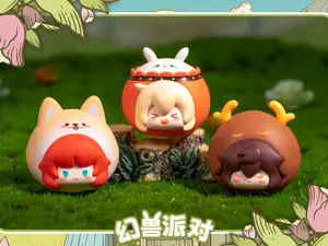 WISHING CHARACTER BOX GENSHIN IMPACT_VERSI Q KAMISATO FIGUR PVC BONEKA MEJA DECORA HADIAH MAINAN