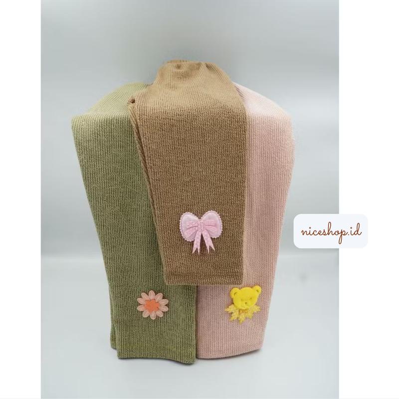 PAKET 5 PCS Legging Anak Motif Cantik Boneka Soft Quality 0-7 Tahun bayi balita - fashion cantik 1