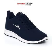 Gambar Ando Official Sepatu Sneakers Spargo Pria Dewasa - Biru Tua - BIRU TUA, 39 dari Ando Official Store Kota Bekasi 2 Tokopedia