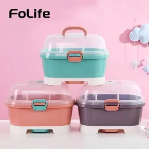FoLife Rak Piring Perlengkapan Bayi Rak Pengering Botol Bayi Anak Pengering Plastik Serbaguna