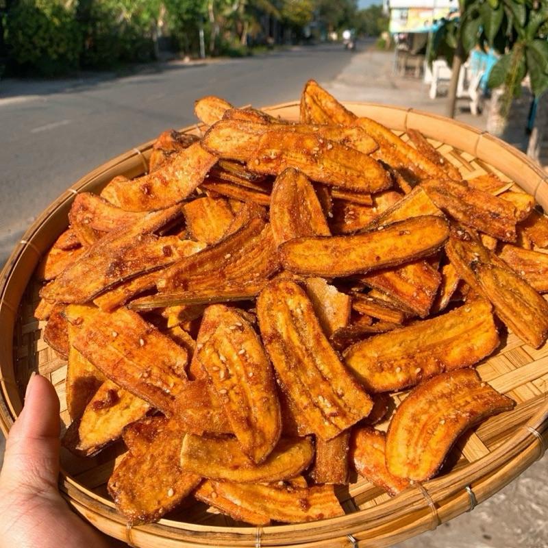 500g Chuối Sấy Mè - Thơm Ngon - Giòn ( Chuối Loại 1)