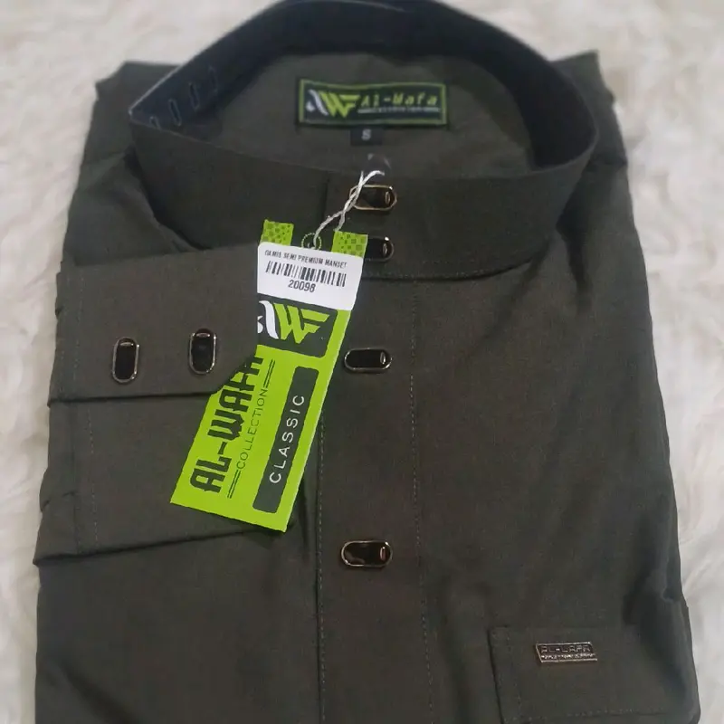 Gamis dewasa al wafa uk S,M,L,XL,gamis dewasa,gamis laki laki,jubah laki laki,jubah dewasa Muslim Pria 8