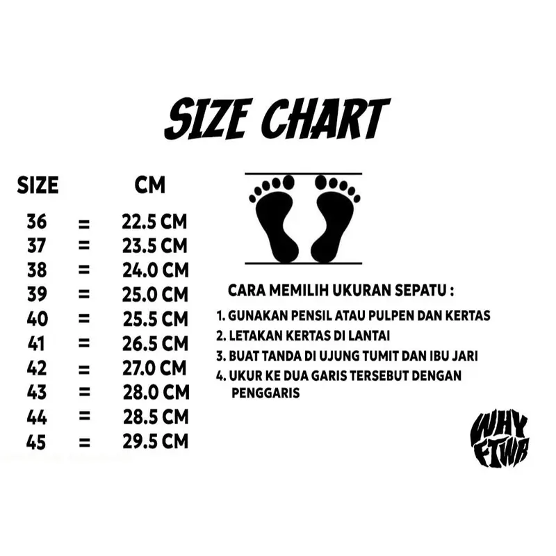 Why Footwear 36 - 45 Otentik Sambo Black White Og - Sepatu Sneakers Casual Pria Wanita 8
