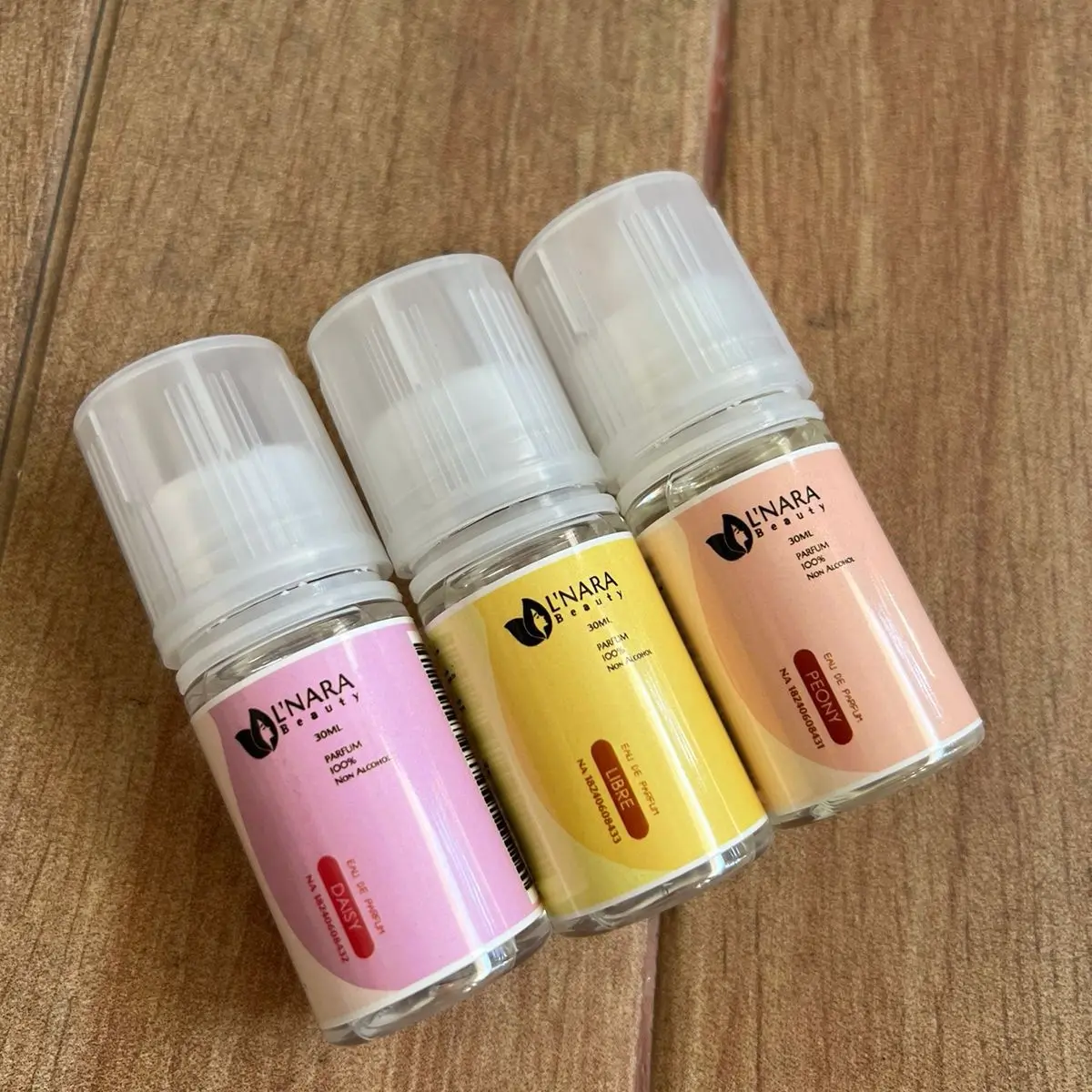 Paket isi 3 Parfum Lnara Beauty (3x30ml) non alkohol