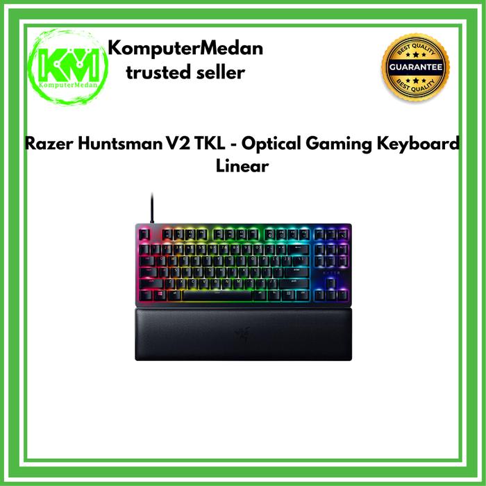 Gambar Razer Huntsman V2 TKL - Optical Gaming Keyboard Linear Red / Purple Switch - PURPLE SWITCH dari KomputerMedan OS Kota Medan Tokopedia