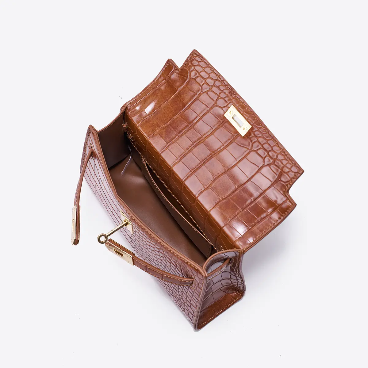 SeaGloca Vintage Croc-Embossed Premium Leather Texture with Gift 