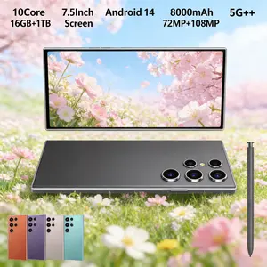 S.24 Ultra 7.5inci Layar 16GB+1TB 7900mAh 72MP+108MP 5G Dual SIM Handphone Baru Bisa COD