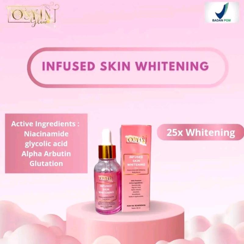 OSYIN GLOW INFUSED SKIN WHITENING | Body Booster Whitening | Paket Body Booster+Infused Whitening 2