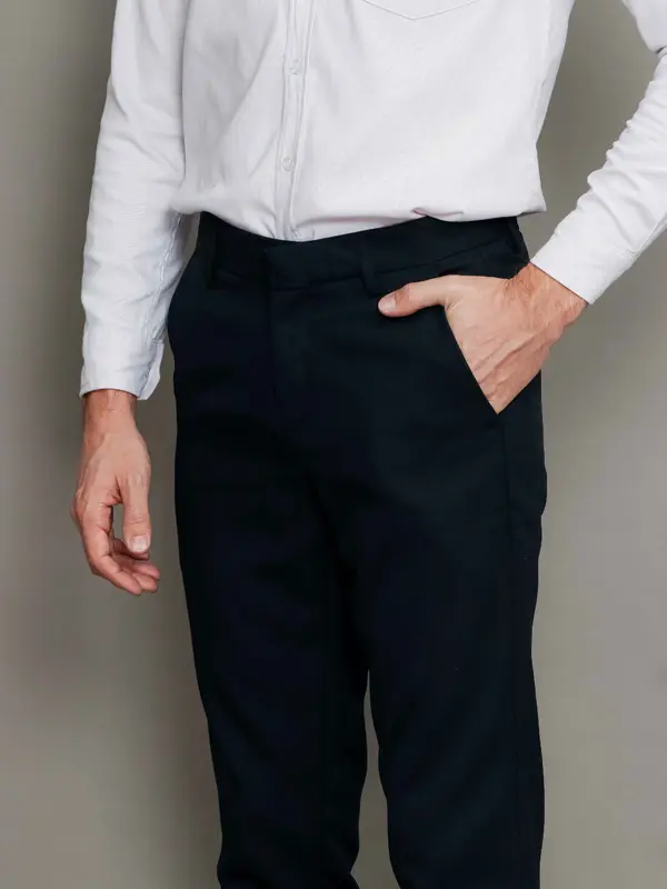 PAKET HEMAT 2 Celana Formal Pria Panjang Bahan kantor kerja formal PRIA Slimfit Dewasa 4