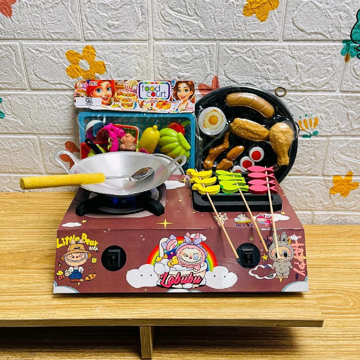Kompor Mainan Dengan Lampu / Mainan Masak Masakan Kompor Anak / Mainan masak masakan anak bisa di cas