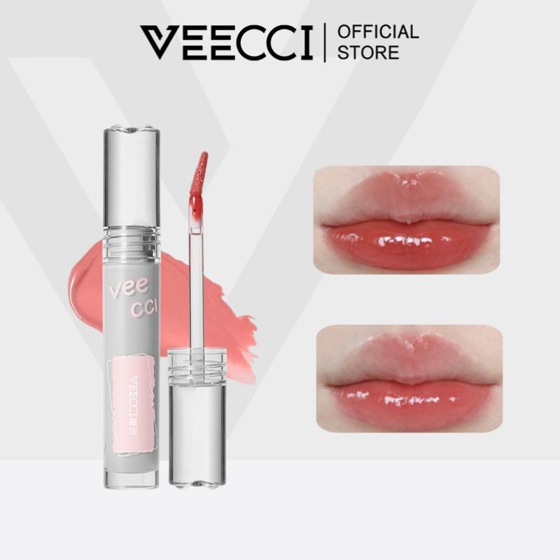 VEECCI Son Bóng Gương Son Bóng Tráng Gương Chống Dính Cốc Lâu Trôi Dưỡng Ẩm 2g