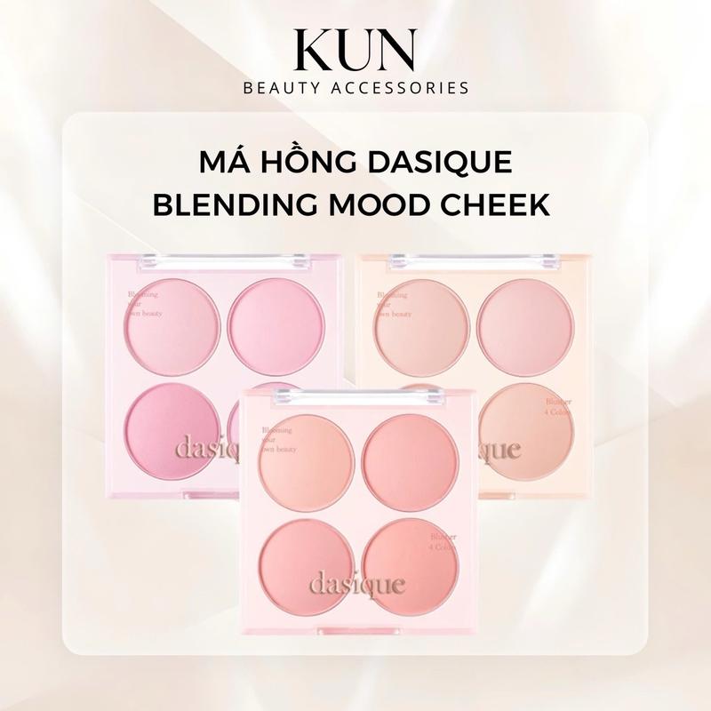   Hàng công ty có Vat  Phấn Má Hồng Dasique Ice Cream Blending Mood Cheek Blush - Kun Cosmetic Chất Phấn Siêu Mịn Lâu Trôi Má Hồng Thuần Chay - Trang Điểm Cherry Mỹ Phẩm 