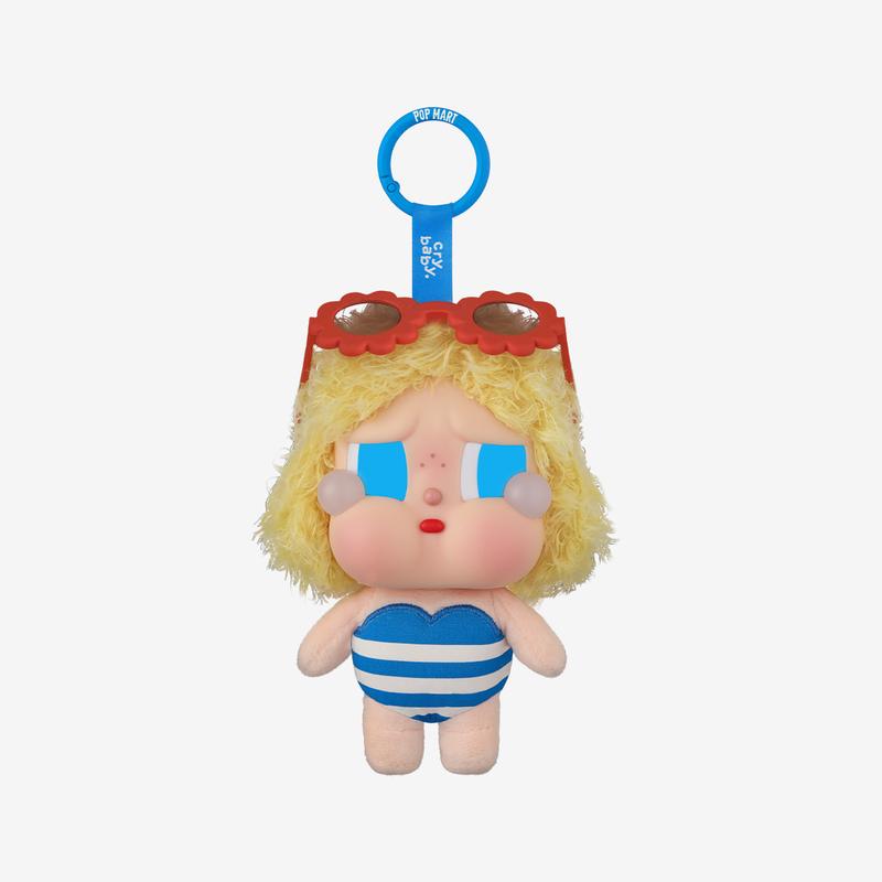1 Set 6 Hộp POP MART CRYBABY Vacation Mode On Series- Vinyl Plush Pendant Blind Box