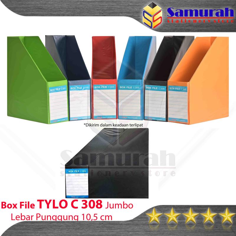 Box File Lipat Tylo C-308 Jumbo Karton Lapis PVC / Rak Stand - Shop ...