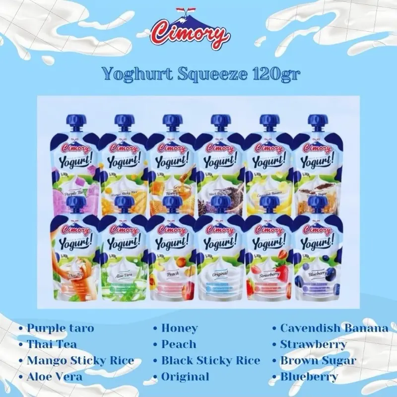 Cimory squezze , minuman yogurt dengan banyak varian rasa Yoghurt 0