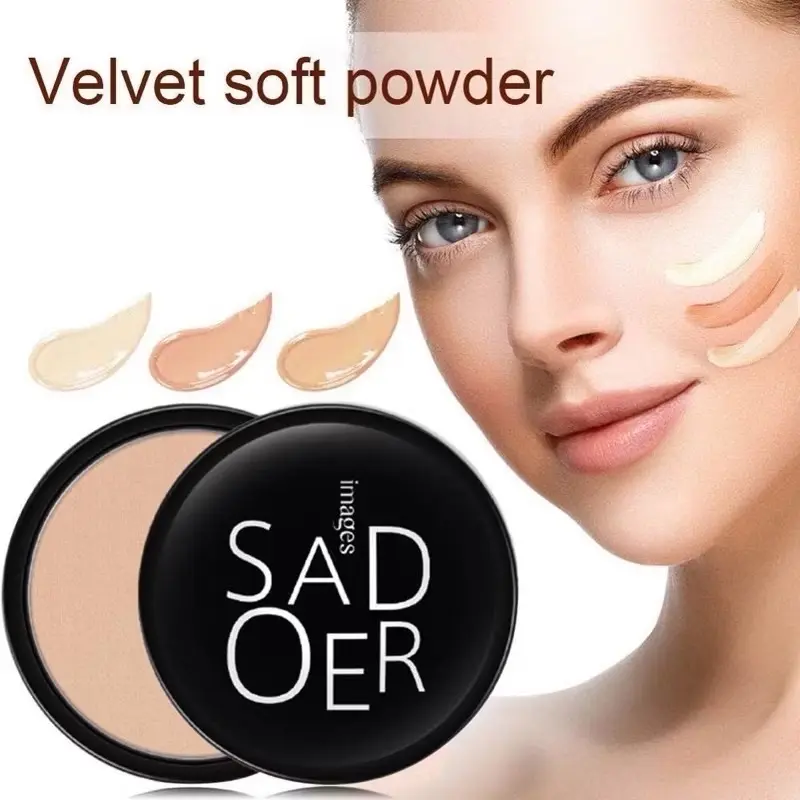 Sadoer Compact Powder Full Coverage Kemasan Baru - Bedak Padat Anti Cracks