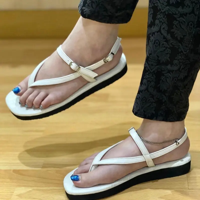 BB Crestellia 3cm Croco Karet 2024 sandal  terbaru 2