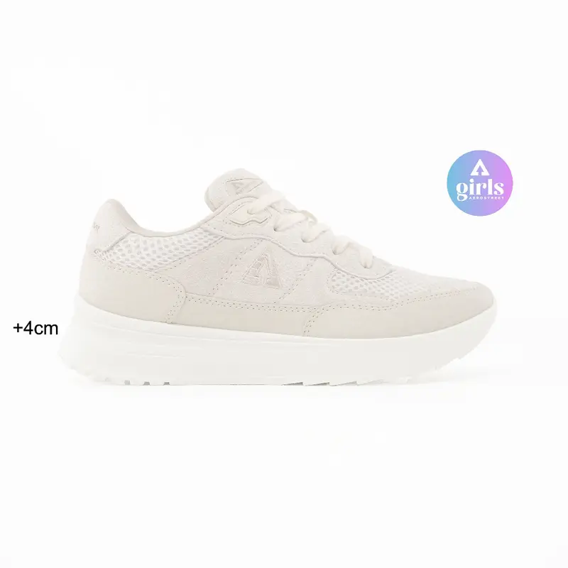 Aerostreet 37-41 Ortiz Natural Natural Krem - Sepatu Sneakers Sport 6