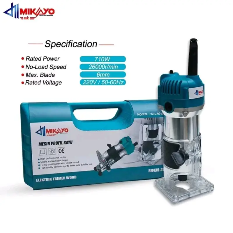 MESIN TRIMMER PROFIL KAYU Mesin Profil Kayu ROUTER TRIMMER KAYU  Original Bergaransi resmi 1