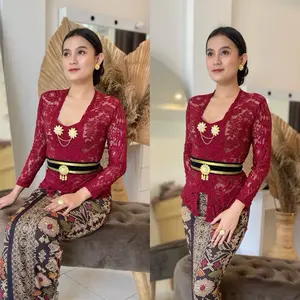 Kebaya Bali Sofia Modern BISA COD Lengan Panjang Wisuda Strait Brokat Atasan Tradisional Wanita Kutubaru Dress Wanita Cantik Dewasa Kondangan