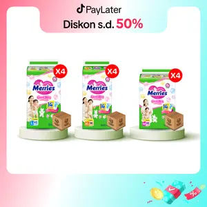 [PROMO 4 BALL SUPER JUMBO] Merries Good Skin Carton - Popok Bayi Celana / Baby Pants Diaper