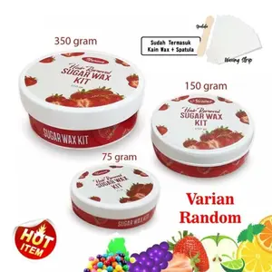 FREE SPATULA DAN KAIN WAX - Sugar Waxing Riasan Manis untuk Kecantikan Tanpa Batas Metode Epilasi yang Aman dan Alami Gula Removal