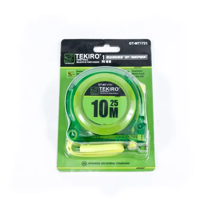 Tekiro Meteran Transparan 10 Meter /Meteran / Tools - Alat Perkakas 2