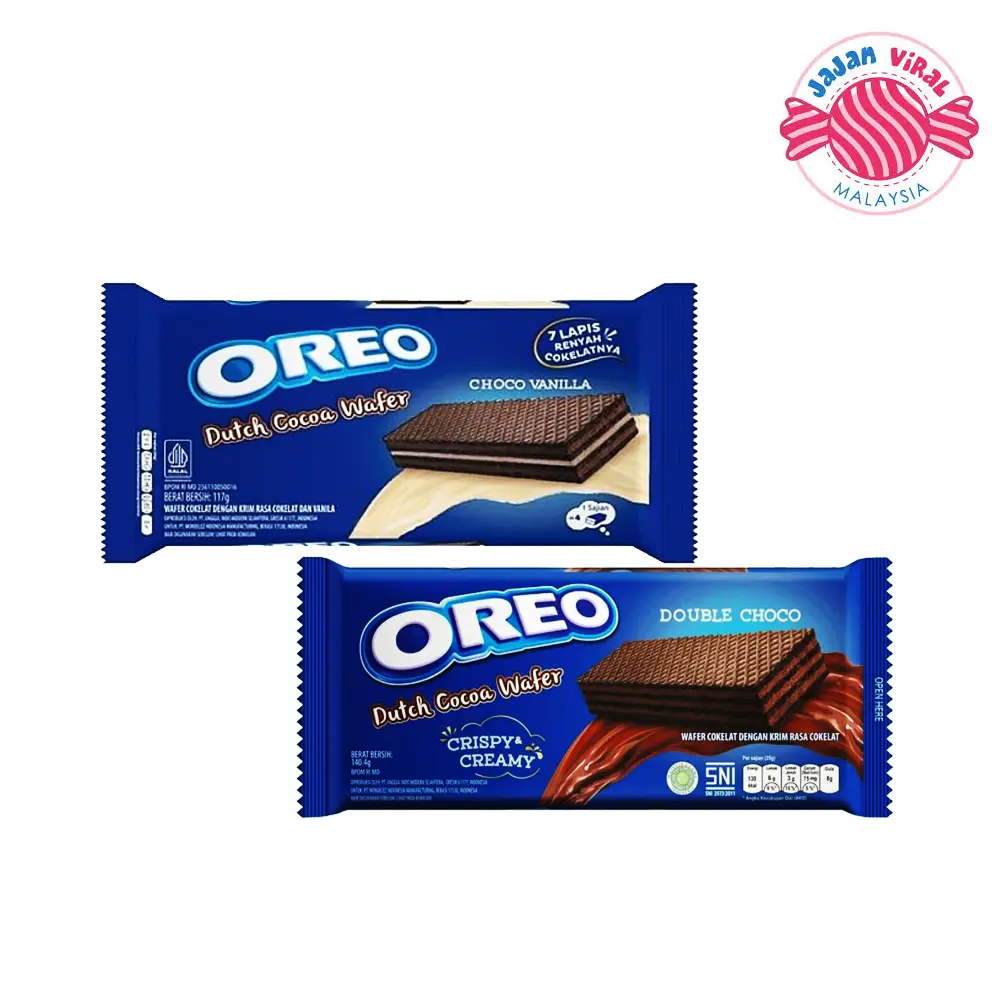 OREO DUTCH COCA WAFER HALAL 117G BUY 2 FOR RM2.84 [EXP 31.08.2025]