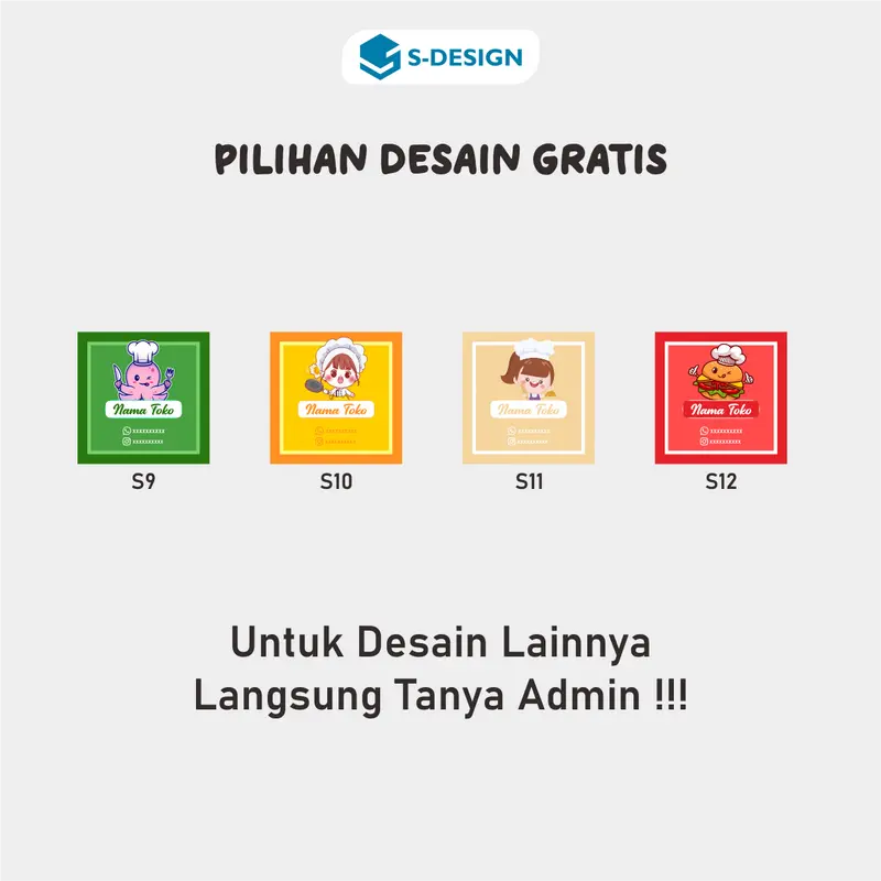 STIKER BEKUALITAS TINGGI SDESAIN / STIKER / STICKER / LABEL / STIKER LABEL / STIKER CUSTOM / STIKER TERBAIK 4