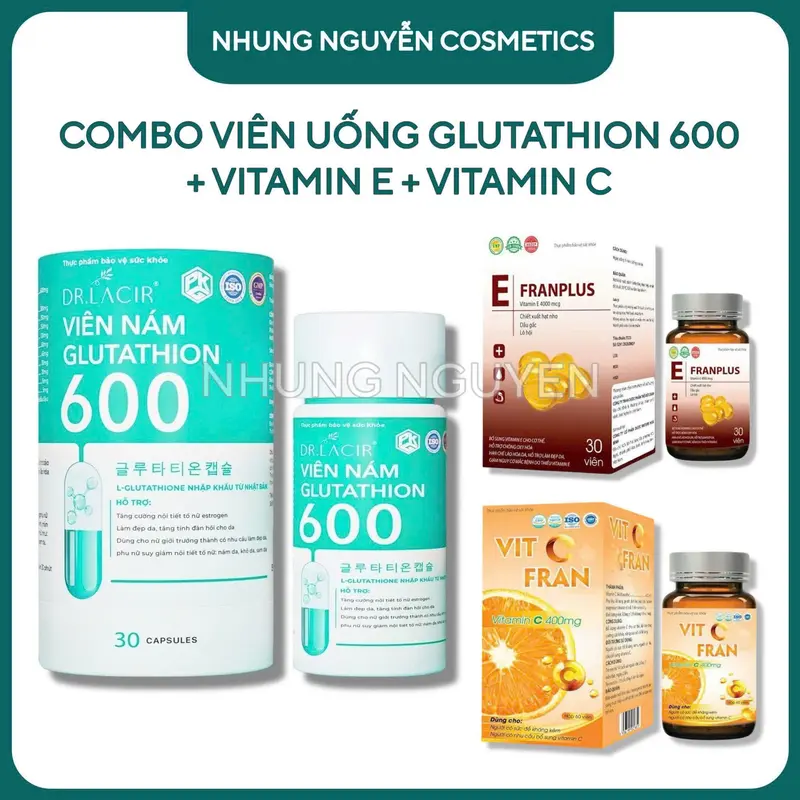 protandim and glutathione Mua 2 Tặng 3 - (Mẫu Mới) Combo 2 Hộp Viên Uống Glutathion 60