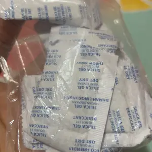Silica Gel NATURAL / ALAMI 100 gram Penyerap Kelembaban Makanan / Anti Jamur / Pengawet Makanan / Silica Makanan Lemari Baju Kamera Tas Sepatu Perhiasan