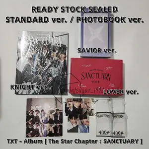 TOMORROW X TOGETHER ( TXT ) - Album [ The Star Chapter: SANCTUARY ] REGULAR / SANDARD (  KNIGHT ver | SAVIOR ver |  LOVER ver )